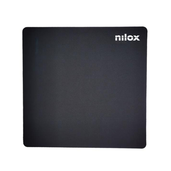 Nilox Mouse Pad Inter Black / Alfombrilla De Ratón Cuadrada