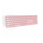 Teclado Rapoo Wireless Y Bluetooth E9800m 2.4ghz Bt 3.0 5.0 Diseo Ultrafino Bateria Rosa