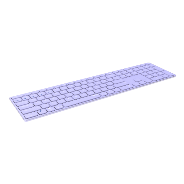 TECLADO RAPOO WIRELESS Y BLUETOOTH E9800M 2.4GHz BT 3.0 5.0 DISEO ULTRAFINO BATERIA LILA Main Image