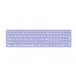TECLADO RAPOO WIRELESS Y BLUETOOTH E9800M 2.4GHz BT 3.0 5.0 DISEO ULTRAFINO BATERIA LILA