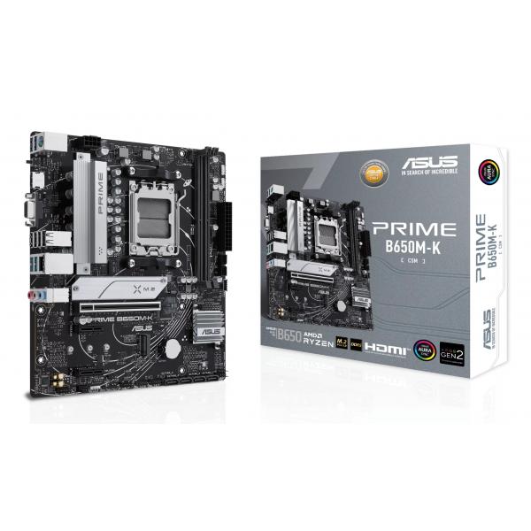 Pb Asus Prime B650m-k Skt Am5,b650,usb 3.2 Gen 2,aura,mb