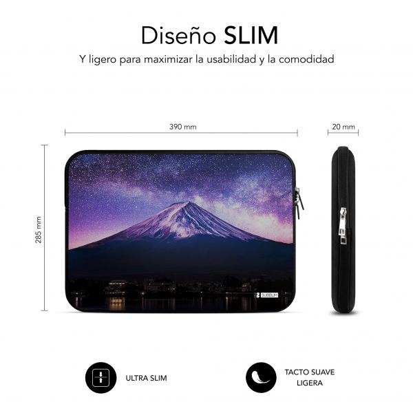 Funda Para Portatil Subblim Trendy Sleeve Neo Mountain 15.6 Pulgadas