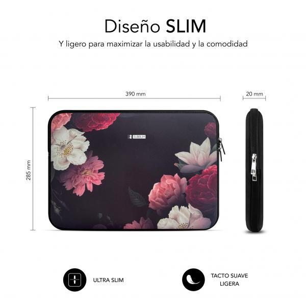Funda Subblim Trendy Sleeve Para Portatil 15.6 Pulgadas Neo Flowers