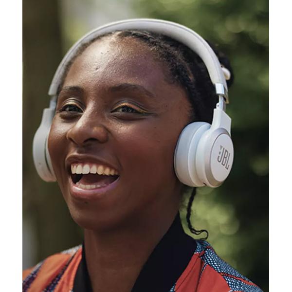 JBL Live 670NC Bluetooth Blanco - Auriculares Inalámbrico