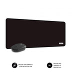 Pack Harmony Alfombrilla XL+ Raton Inalámbrico Subblim / 800x300x2mm / 1.200 DPI / Negro / SUBMP-03HP001