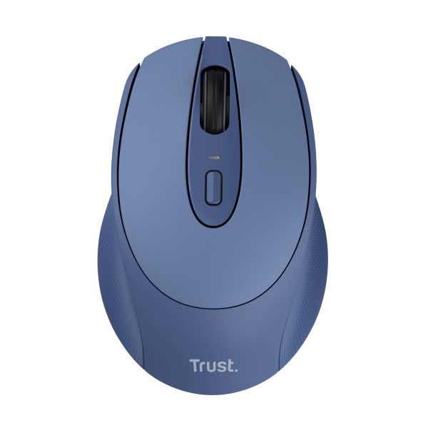 Mouse Trust Wireless Zaya Azul 25039 - Recargable Usb-c - 4 Botones - 800/1200/1600dpi - Receptor Us