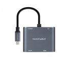 Conversor Nanocable 10.16.4304/ Usb Tipo-C Macho/ Hdmi 4K He