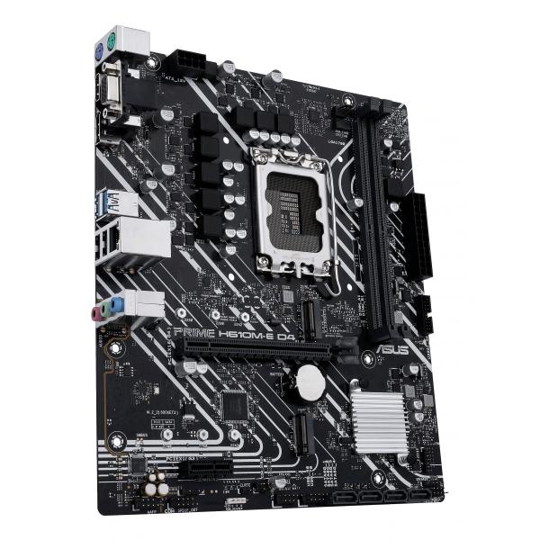Pb Asus Prime H610m-e D4-csm Intel Skt1700 Micro Atx Displayport Hdmi Vga Usb 3,2 Gen 2xusb 2,0