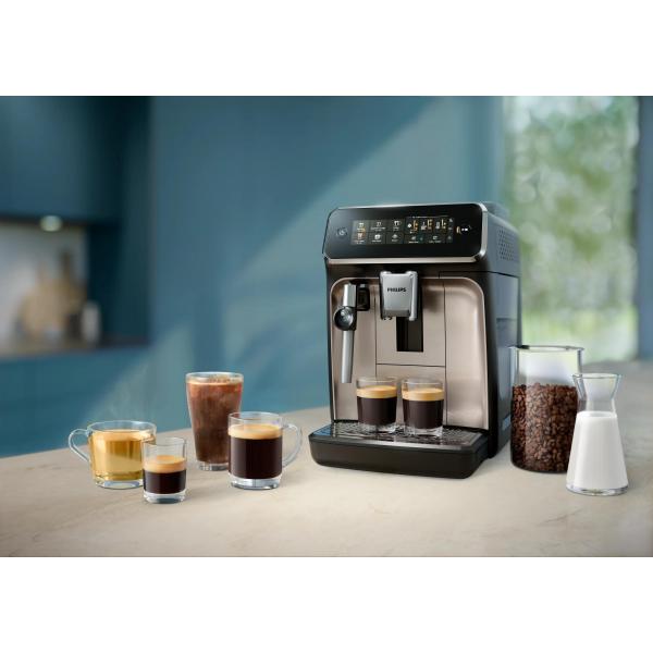Cafetera Superautomática Philips Series 3300 EP3329/70 Molinillo 12 Posiciones