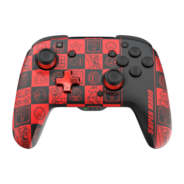 Mando Pdp Rematch Wireless Controller Super Mario Icons (glow In The Dark) ( Switch 2 ) Main Image