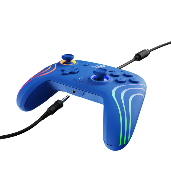 Mando Pdp Afterglow Wave Wired Controller Blue (azul) ( Switch 2 ) Main Image