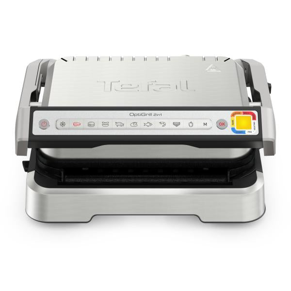 Grill eléctrico Tefal OptiGrill 2 en 1 GC773D 2100W 600cm 9 programas
