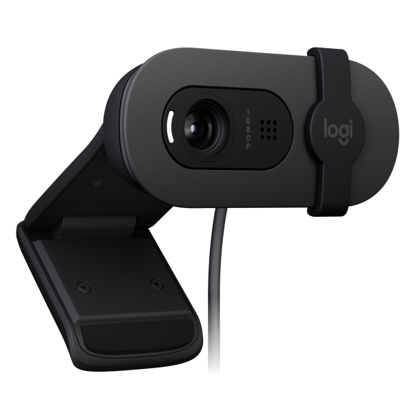 Webcam Logitech Brio 100 Grafito Full Hd - Usb