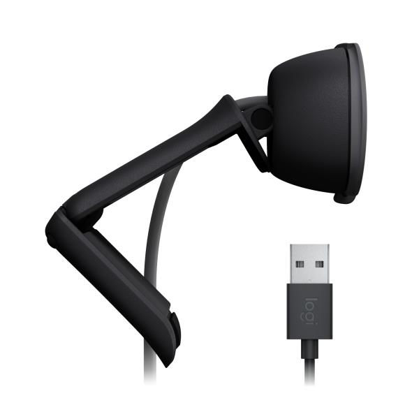 Webcam Logitech Brio 100 Grafito Full Hd - Usb