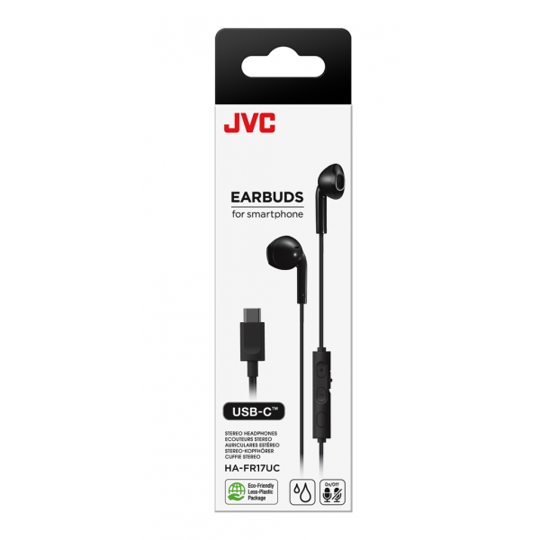 Jvc Ha-fr17uc Black / Auriculares De Tipo Botón Con Usb-c Main Image