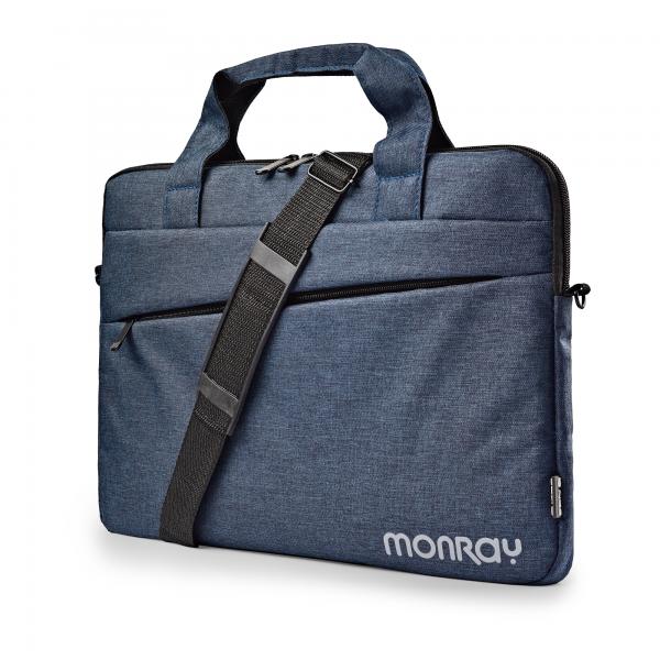 Maletín para Portátil MONRAY CHARTER - 15.6"  Poliester  Azul Jaspeado