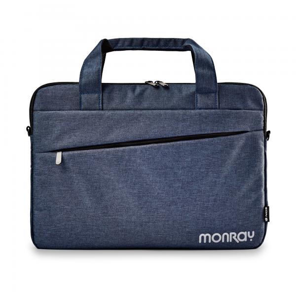 Maletín para Portátil MONRAY CHARTER - 15.6"  Poliester  Azul Jaspeado