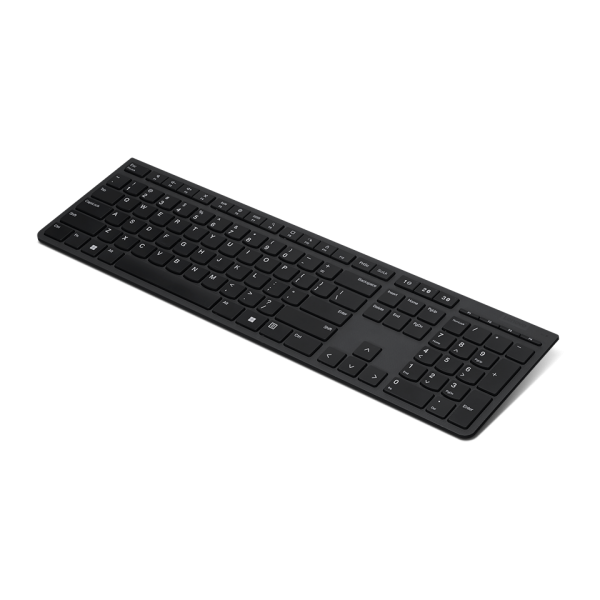 TECLADO LENOVO WIRELESS + BLUETOOTH RECARGABLE (Cambie sin problemas hasta 3 dispositivos a través d