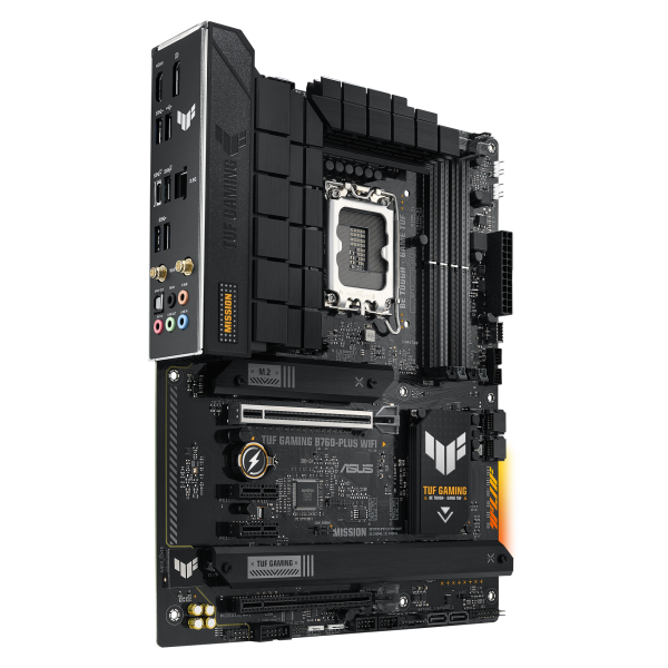 Pb Atx Asus Tuf Gaming B760-plus Wifi Lga1700 4xddr5 3xm.2 Usb-c Pcie 5.0 Lan 2.5g Wifi-6 Bt Dp Hdmi