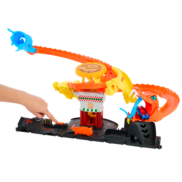 Pista Pizza Slam Ataque De Cobra Hot Wheels