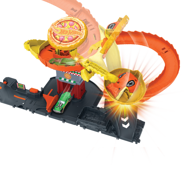 Pista Pizza Slam Ataque De Cobra Hot Wheels