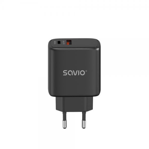 Cargador Savio La-06 Dual 30w Usb 3.0 Hover Image