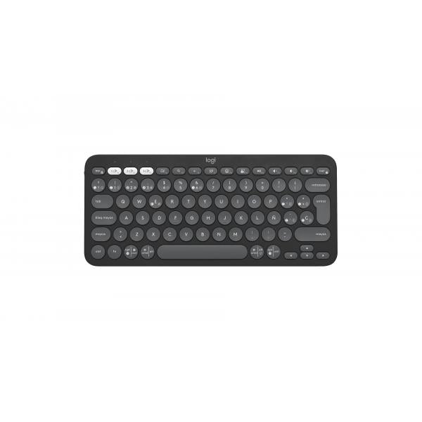 Teclado Inalámbrico LOGITECH PEBBLE Keys 2 K380s - BT  USB  Negro