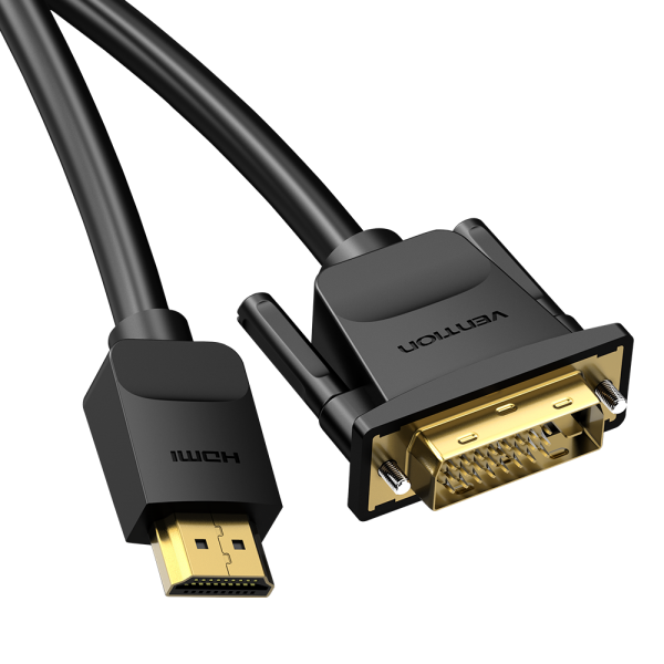 Cable Conversor Vention Abfbi/ Dvi Macho Hdmi Macho/ 3M/ Neg