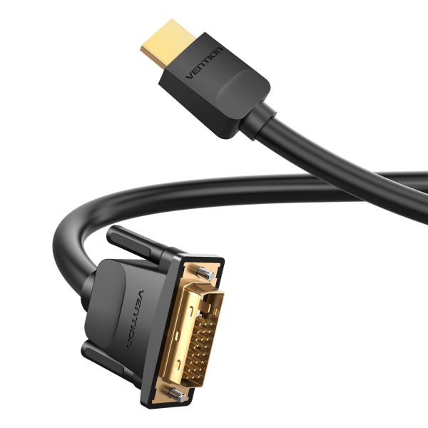 Cable Conversor Vention Abfbi/ Dvi Macho Hdmi Macho/ 3M/ Neg
