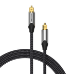 Cable De Audio De Fibra ptica Vention Bavhh/ 2M/ Gris