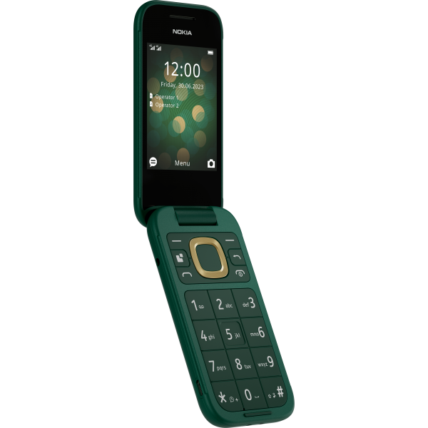 Teléfono Móvil Nokia 2660 Flip/ Verde