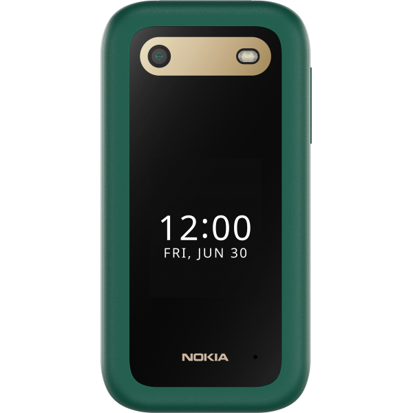 Teléfono Móvil Nokia 2660 Flip/ Verde