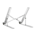 Aisens - soporte de sobremesa ajustable para portatil / tablet, plata