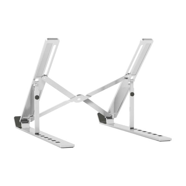 Aisens - soporte de sobremesa ajustable para portatil / tablet, plata