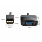 Cable Conversor Vention Hbfbb/ Displayport Macho Vga Hembra/