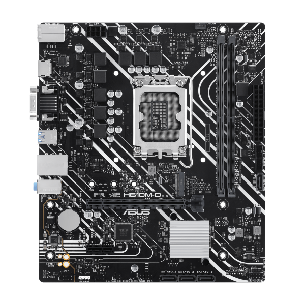 Pb Asus Prime H610m-d M-atx 2xddr5 Skt1700 Gen 12/13 Vga Hdmi M.2 G-lan Usb3.2