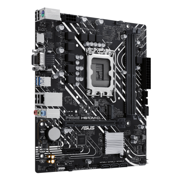 Pb Asus Prime H610m-d M-atx 2xddr5 Skt1700 Gen 12/13 Vga Hdmi M.2 G-lan Usb3.2