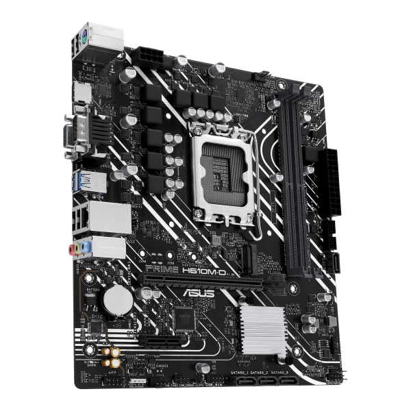 Pb Asus Prime H610m-d M-atx 2xddr5 Skt1700 Gen 12/13 Vga Hdmi M.2 G-lan Usb3.2