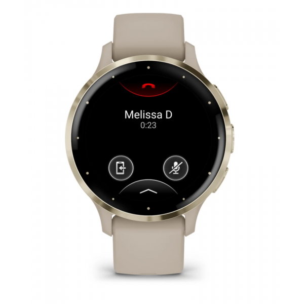 Garmin Venu 3s - Smartwatch Premium Con Gps - Amoled - Funciónes Avanzadas De Salud Y Forma Física - Más De 30 Aplicaciónes Deportivas - 10 Días De Autónomía - Beige Gold Main Image