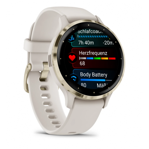 Garmin Venu 3s Ivory + Soft Gold / Smartwatch 41mm