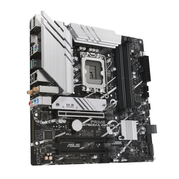 Pb Microatx Asus Prime B760m-a Wifi D4 Lga1700 4xddr4 2xm.2 Pcie 4.0 Lan 2.5g Wifi-6 Bt Dp Hdmi