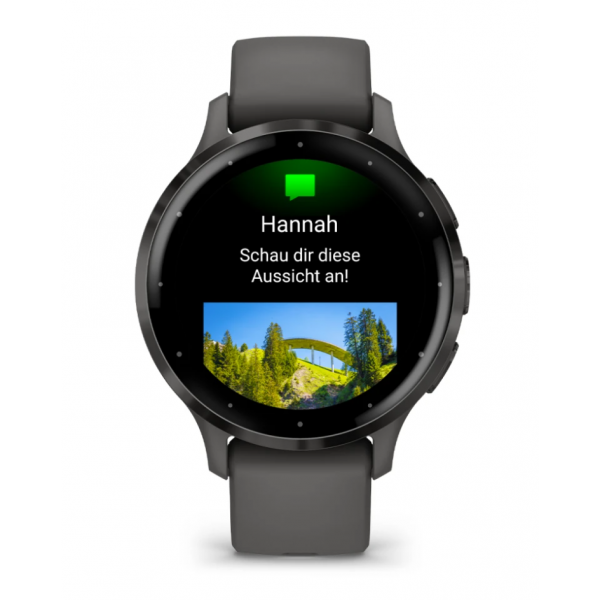 Garmin Venu 3s Reloj Smartwatch 41mm Bisel Acero Inoxidable Gris Con Caja Y Correa De Silicona Gris