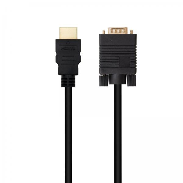 Cable Conversor Nanocable 10.15.4348/ Hdmi Macho Vga Macho/