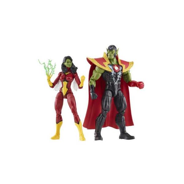 Figuras Skrull Queen & Super Skrull Beyond Earth Mightiest L