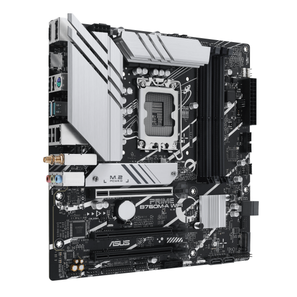 Pb Asus Prime B760m-a Wi Skt Lga1700 Microatx 4xddr5 Displayport Hdmi Lan 2.5gbps Usb 3.2