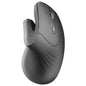Mouse Mars Gaming Wireless Ergo Mmwergopro Negro 3200 Dpi Switches Mecanicos Huano 2.4 Ghz Diseo Ve