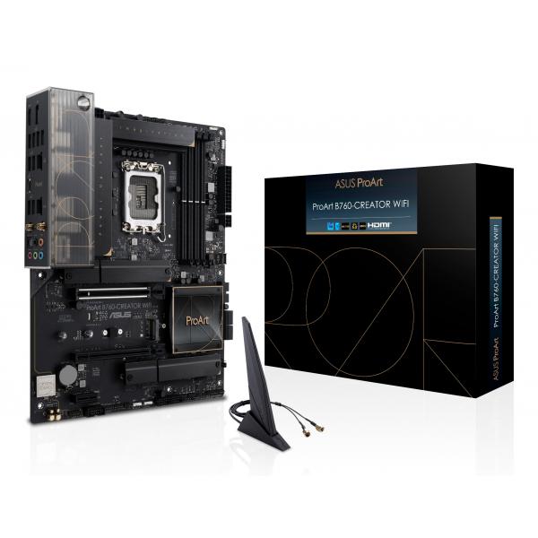 Pb Asus Proart B760-creator Wifi Intel Skt 1700 Ddr5-sdram Displayport Hdmi Usb C Usb 3,2 Usb 2,2