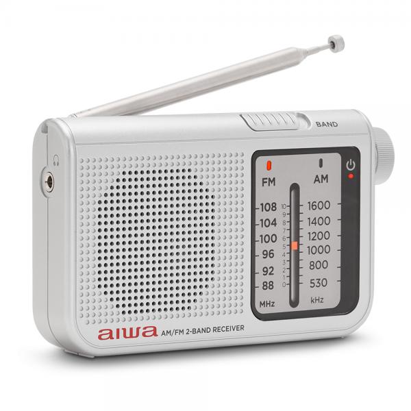 Aiwa Rs-55/sl Blanca / Radio Portátil De Bolsillo