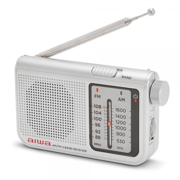 Aiwa Rs-55/sl Blanca / Radio Portátil De Bolsillo