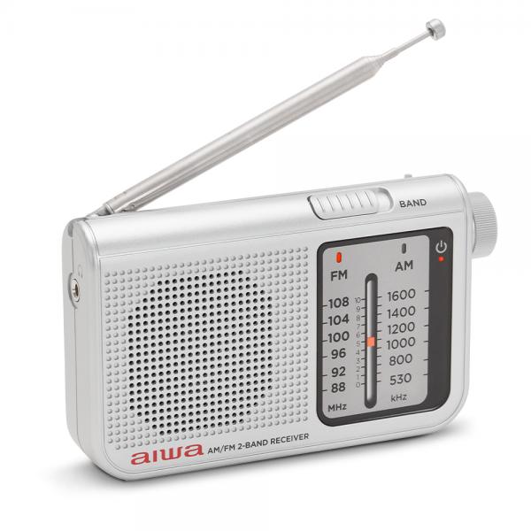 Aiwa Rs-55/sl Blanca / Radio Portátil De Bolsillo